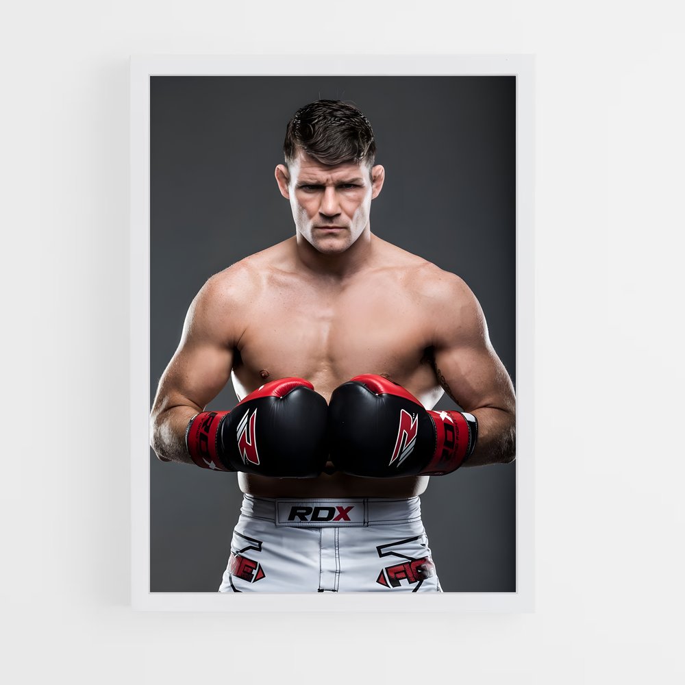 Poster Bisping Knockout – affiche MMA (vue 3)